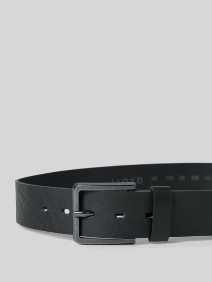 LLOYD Men's Belts Pasek skórzany ze sprzączką Czarny 2