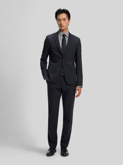 BOSS Regular Fit Businesshemd mit Kentkragen Gruen 1
