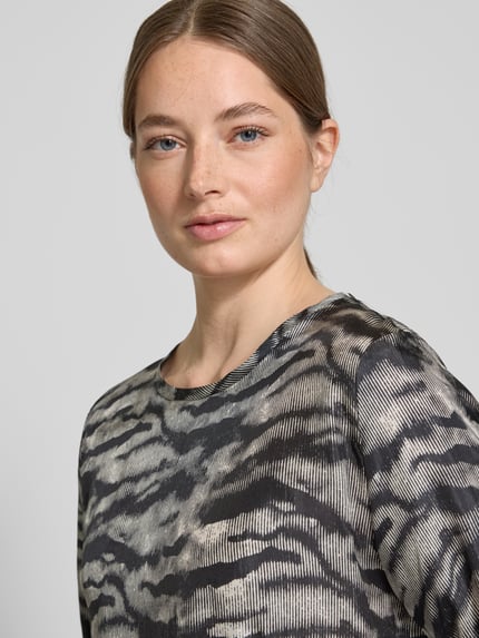 DRYKORN Bluzka o kroju regular fit z okrągłym dekoltem model ‘DIEDRA’ Czarny 3
