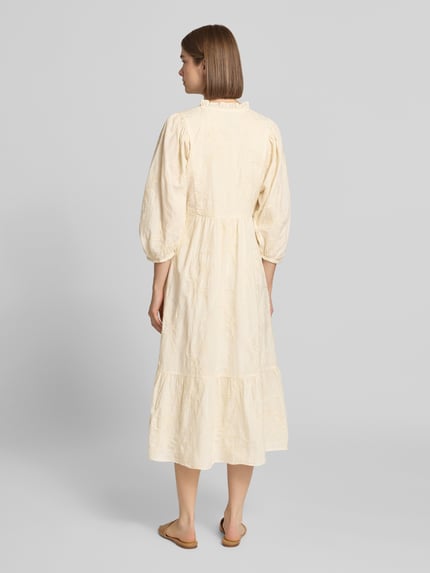 Pepe Jeans Loose Fit Blusenkleid aus reiner Baumwolle Modell 'FABIANA' Offwhite 5