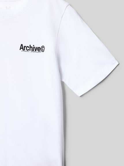 Produktfoto, Dziecięcy t-shirt z bawełny od JACK & JONES, prosty krój, okrągły dekolt, z krótkim rękawem, długość tyłu 55 cm w rozmiarze 140