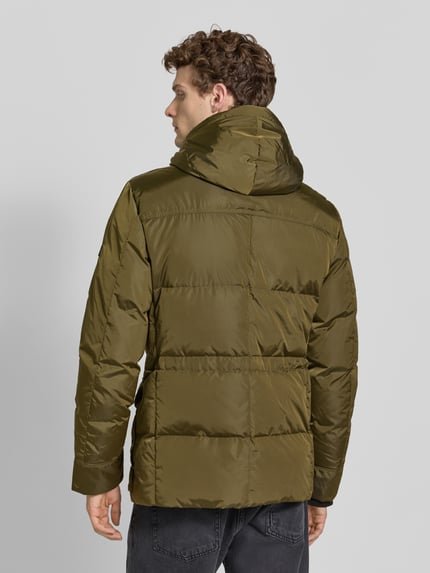 Peuterey Parka mit verdecktem Reißverschluss Modell 'Aiptek' Khaki Melange 5