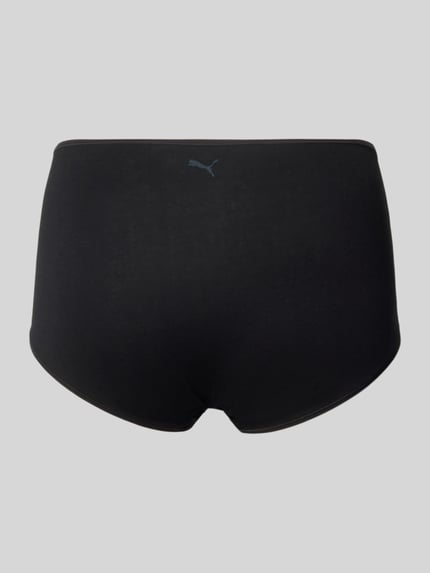 Produktfoto, schwarzer Panty aus Baumwoll-Mix mit Modal-Anteil im 3er-Pack von PUMA, Damen Panty von PUMA, glatte Oberfläche