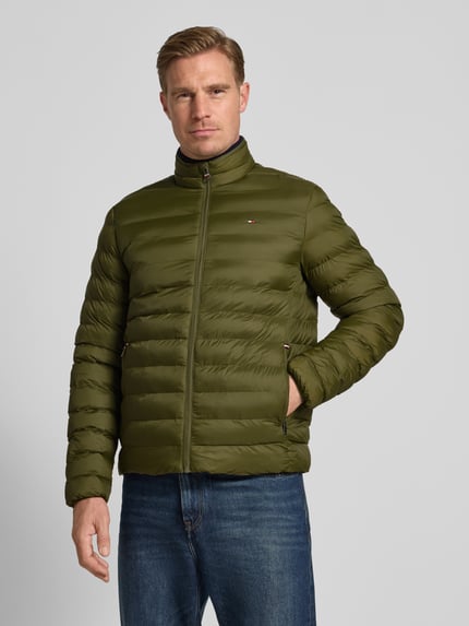 Tommy Hilfiger Regular fit gewatteerd jack met opstaande kraag Groen - 4