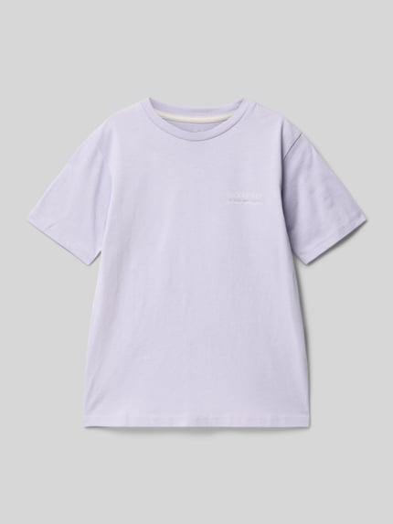 JACK & JONES T-shirt met labelprint, model 'SUMMER' Lila - 1