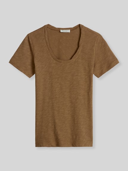 Marc O'Polo Regular Fit T-Shirt aus reiner Baumwolle Hazel 2