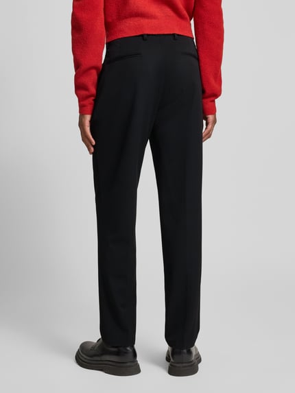Les Deux Regular fit pantalon met riemlussen Black - 5