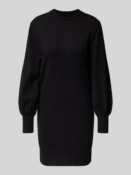 ONLY Figurumspielendes Strickkleid aus Viskose-Mix Modell 'LABELLE' Black 2
