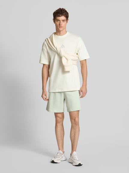 adidas Originals Relaxed Fit Sweatshorts aus reiner Baumwolle mit Logo-Stitching Lind 1