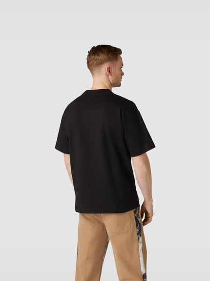 Blue Sky Inn T-shirt z nadruk z napisem Czarny 5