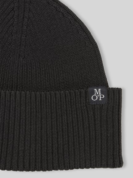 Marc O'Polo Schal mit Label-Patch im 2-teiligen Set Anthrazit 2