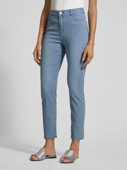 Christian Berg Woman Slim fit broek in 5-pocketmodel Jeansblauw - 4