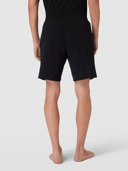 BOSS Sweatpants met labelstitching, model 'Mix&Match' Zwart - 5