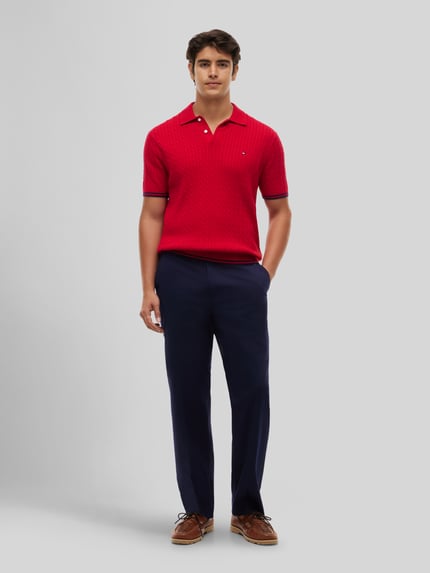 Tommy Hilfiger regular fit poloshirt van puur katoen Rood - 1