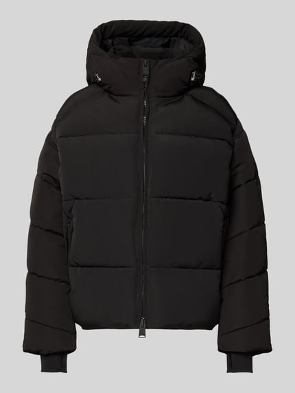 WITHBLACK Regular Fit Puffer Jacket mit Zweiwege-Reißverschluss Black 2