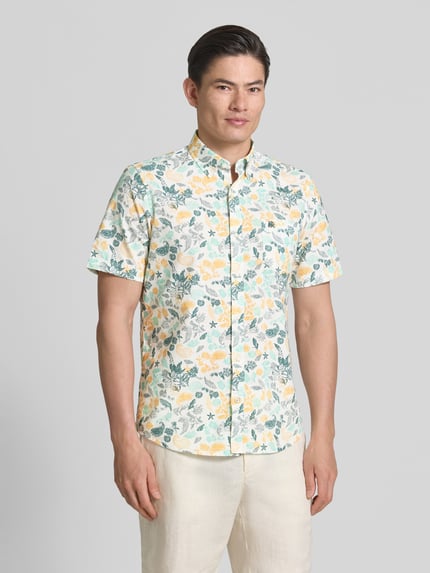 LERROS Modern Fit Freizeithemd mit Button-Down-Kragen GELB 4