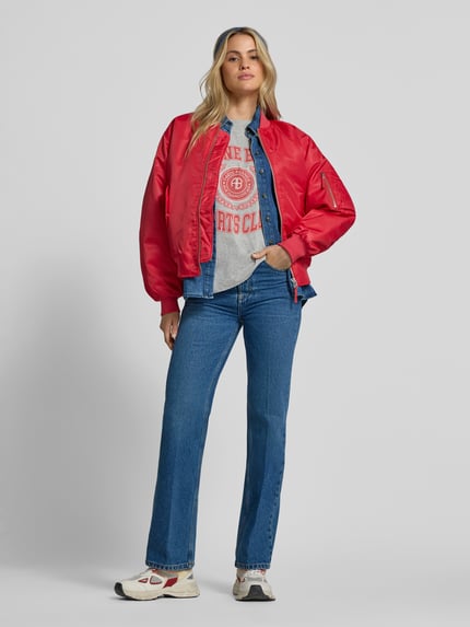 Victoria Beckham Bootcut fit jeans van katoenmix Donkerblauw - 1