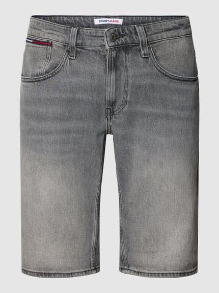 Tommy Jeans Jeansshorts mit Label-Details Modell 'RONNIE' Mittelgrau 2