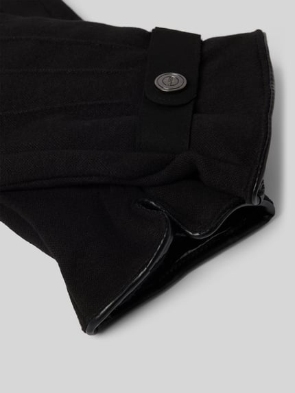 EEM Herrenhandschuhe aus Jerseymaterial mit Thinsulatefutter Black 2