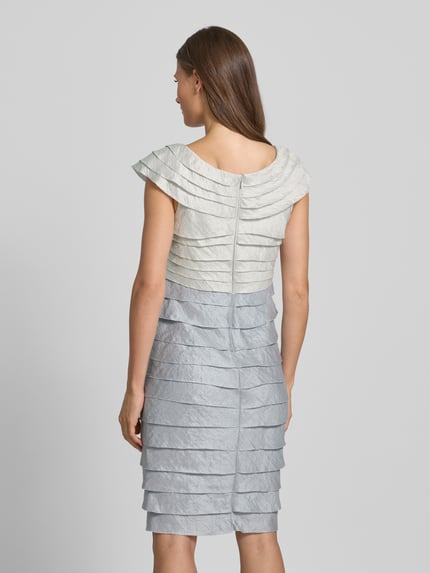 Christian Berg Cocktail Cocktailkleid mit Label-Detail Stein Melange 5