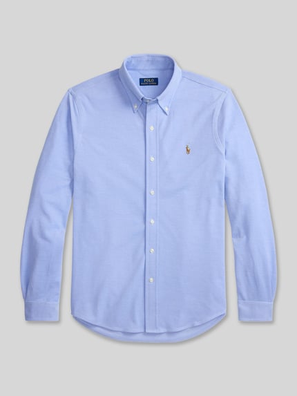Polo Ralph Lauren Regular Fit Freizeithemd aus reiner Baumwolle Hellblau 2