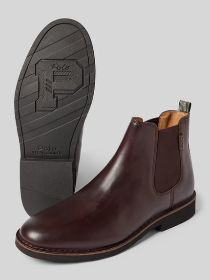 Polo Ralph Lauren Chelsea Boots mit elastischem Einsatz Modell 'TALAN' Dunkelbraun 4