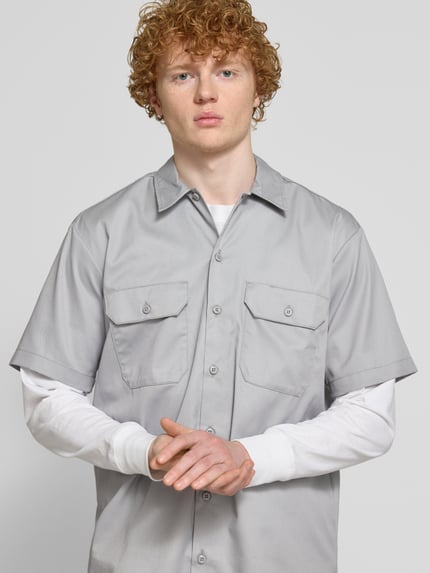 Dickies Vrijetijdsoverhemd met knoopsluiting Lichtgrijs - 3