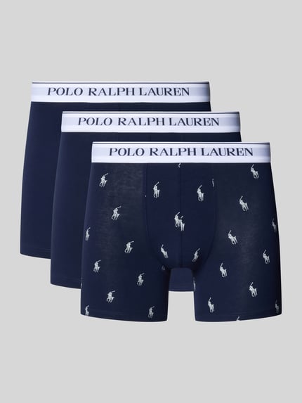 Polo Ralph Lauren Underwear Trunks aus Baumwoll-Mix Modell 'CLSSIC TRUNK-3 PACK' Marine 1