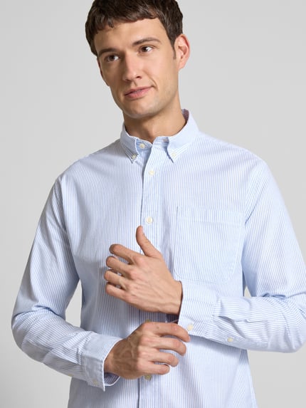 Selected Regular Fit Freizeithemd aus Baumwoll-Mix Modell 'REGRICK' Weiss 3