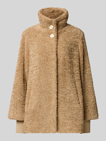 Milo Coats Teddyjacke mit Stehkragen Modell 'OLIVIA' Sand 2