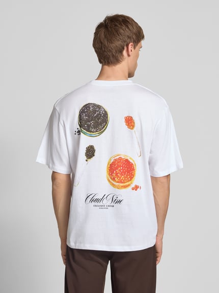 JACK & JONES T-shirt z nadrukiem z logo model ‘MARINA’ Biały 5