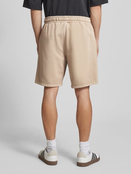 PEGADOR Regular Fit Sweatshorts mit Label-Detail Beige 5