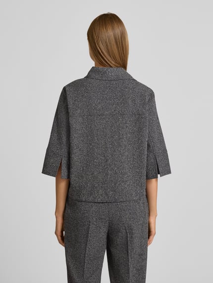 someday. Bluse mit Viskose-Anteil und Hemdblusenkragen Modell 'Zinami' Marine 5