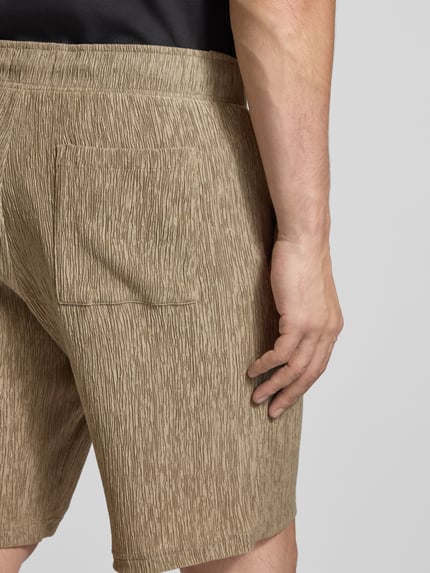Jake*s Studio Men Sweatshorts mit elastischem Bund Beige 3