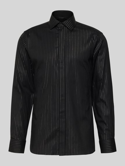 ETERNA Slim Fit Business-Hemd mit Kentkragen Black 2