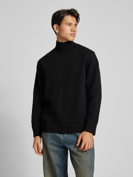 JACK & JONES Gebreide pullover met turtleneck Zwart - 4