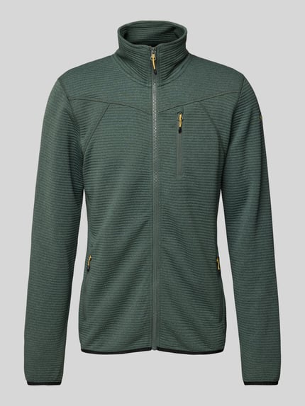 Icepeak Fleecejack met ritszakken model 'BERTHOLD' Flessengroen - 2
