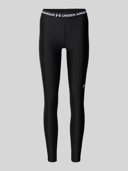 Under Armour Slim Fit Sport-Leggings mit elastischem Bund Modell 'HeatGear' Black 1