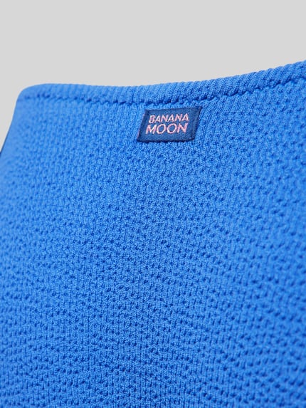 Banana Moon Bikini-Hose mit Strukturmuster Modell 'NAIDA SCRUNCHY' Blau 2