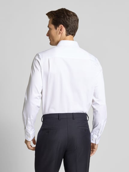 Jake*s Regular Fit Business-Hemd mit Kentkragen Weiss 5