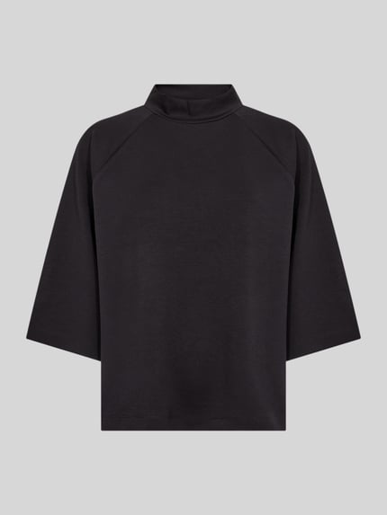 Soyaconcept Loose fit sweatshirt van modalmix model 'BANU' Zwart - 2
