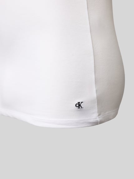 Calvin Klein Underwear Tanktop mit gerippten Abschlüssen im 3er-Pack Weiss 2