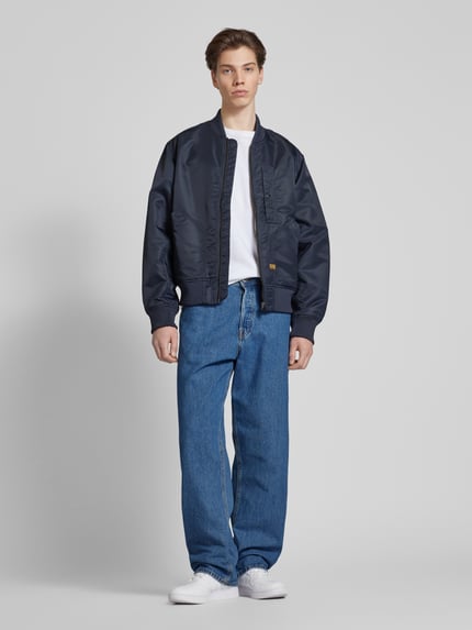 JACK & JONES Baggy fit jeans met 5-pocketmodel, model 'ALEX' Jeansblauw - 1