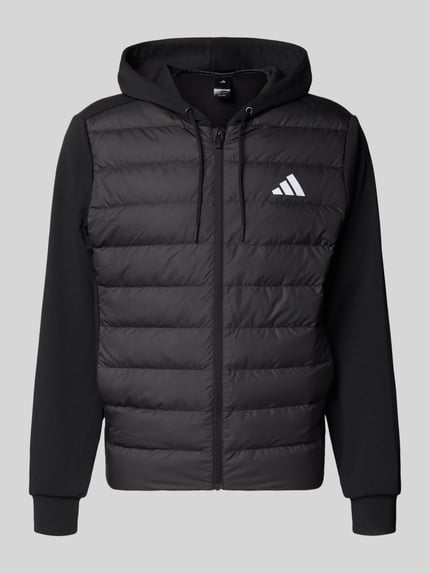 adidas Sportswear Steppjacke mit Kapuze und Logo Black 2