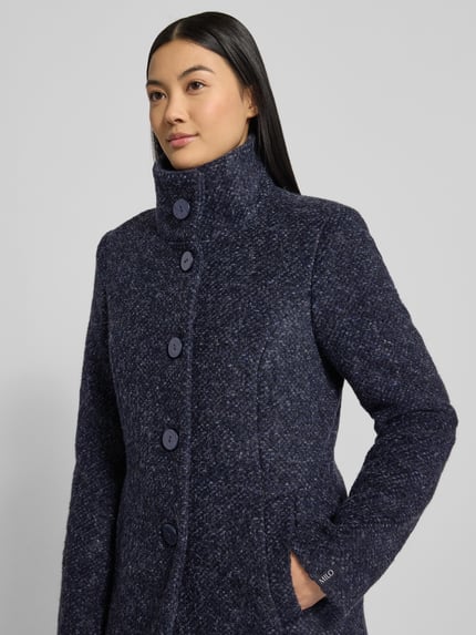 Milo Coats Jack met knoopsluiting, model 'NIA' Marineblauw - 3