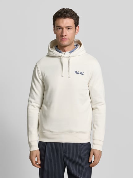 Polo Ralph Lauren Regular Fit Hoodie aus Baumwoll-Mix Offwhite 4