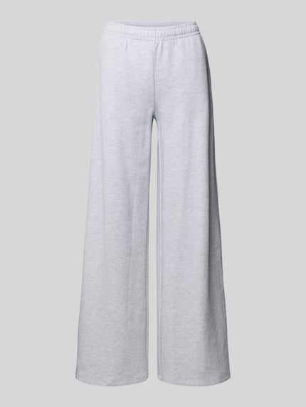 Produktfoto, Wide Fit Sweatpants mit elastische Bund von Gina Tricot, bawełniany mix, krój wide fit, elastyczny pas, relaxed fit, długość nogawki wewnętrznej w rozmiarze S: 76 cm