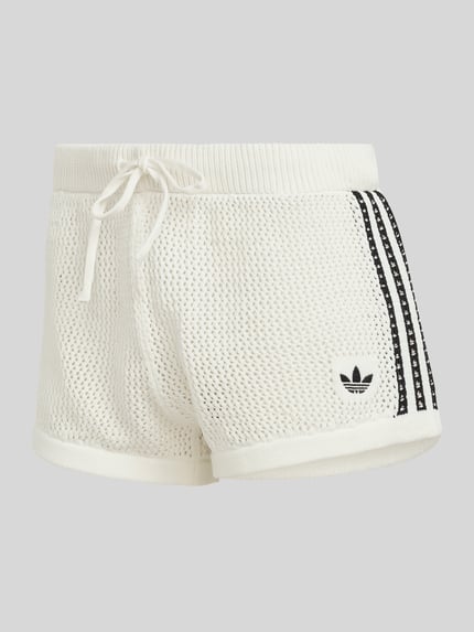 adidas Originals regular fit shorts in brei-look Offwhite - 2