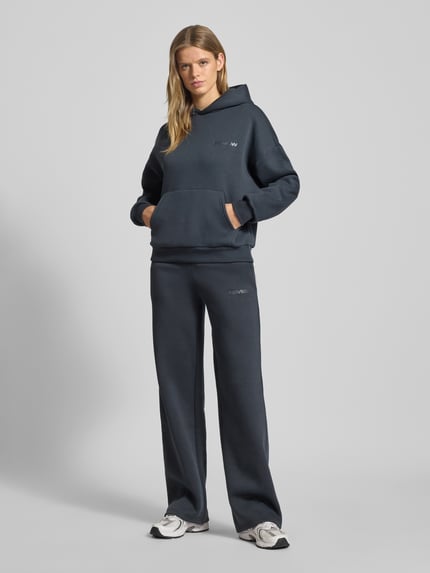 REVIEW Sweatpants mit elastischem Bund Dunkelblau 1
