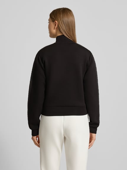 GUESS Activewear Sweatjack met labelapplicatie, model 'NEW ALLIE' Zwart - 5